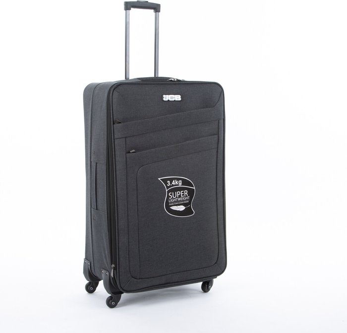 The Range | JCB JCB Ultralite Trolley Case - Black / Large JCB JCB Ultralite Trolley Case - Black / Large