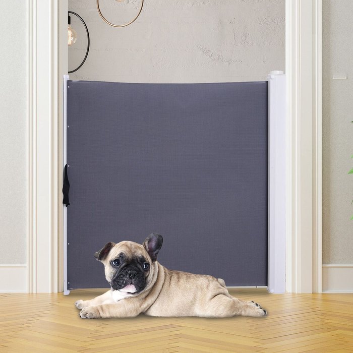 The Range | PawHut PawHut Retractable Safety Gate For Doorways - Grey PawHut PawHut Retractable Safety Gate For Doorways - Grey