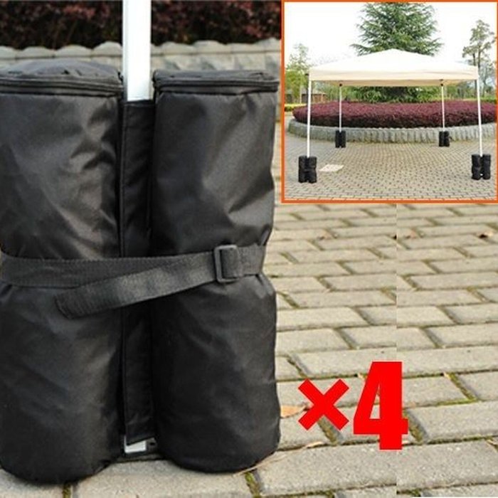 The Range | Outsunny Gazebo Weight Sand Bag Bags - Black Outsunny Gazebo Weight Sand Bag Bags - Black
