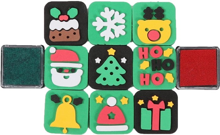 The Range | Christmas Foam Stamps Christmas Foam Stamps
