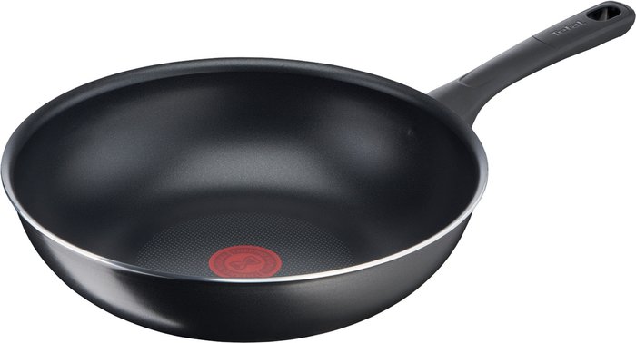 The Range | Tefal Tefal Day by Day 28cm Wok - Black Aluminium Tefal Tefal Day by Day 28cm Wok - Black Aluminium