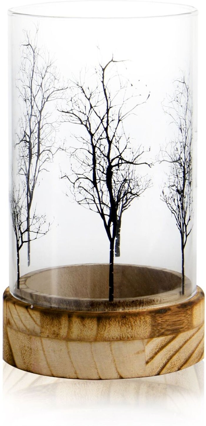 The Range | Maison & White Tree Design Tealight Candle Holder - Clear Maison & White Tree Design Tealight Candle Holder - Clear