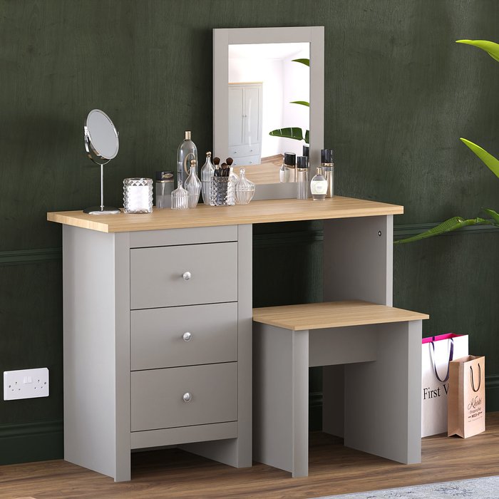 The Range | Arlington Dressing Table Set - Grey Arlington Dressing Table Set - Grey