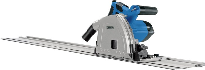 The Range | Draper Draper 165MM Plunge Saw with Rail - Blue Draper Draper 165MM Plunge Saw with Rail - Blue