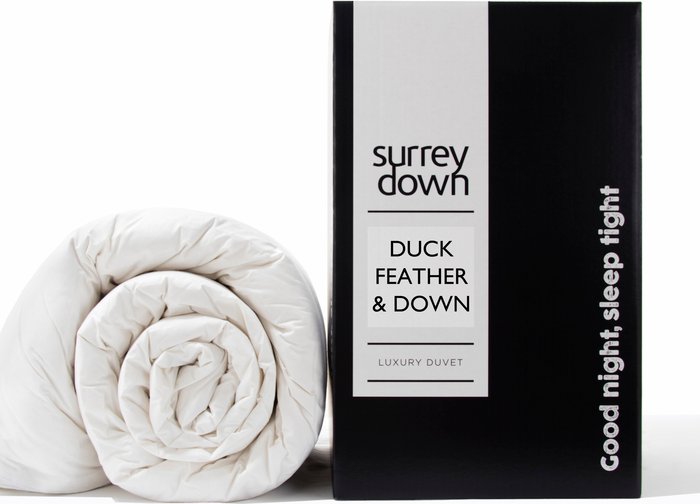 The Range | Surrey Down Duck Feather and Down 10.5tog Duvet - White / King size Surrey Down Duck Feather and Down 10.5tog Duvet - White / King size
