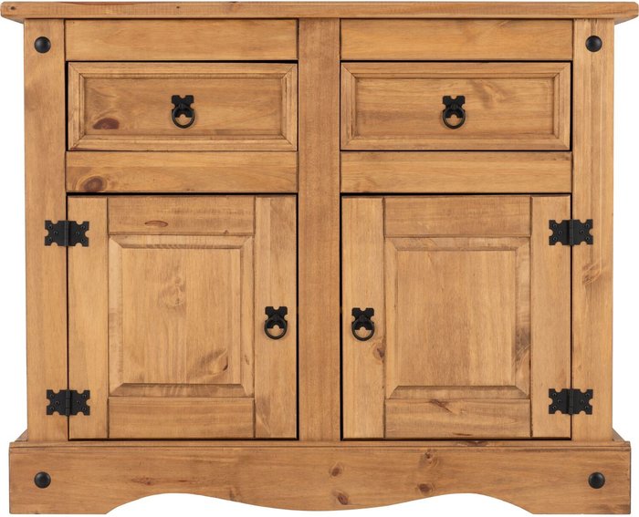 The Range | Seconique Corona 2 Door 2 Drawer Sideboard - Natural Seconique Corona 2 Door 2 Drawer Sideboard - Natural