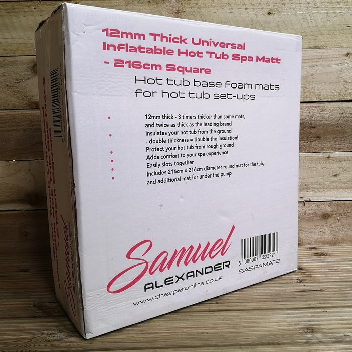 The Range | Samuel Alexander Samuel Alexander Thermal Foam Spa Hot Tub Floor Protector Mat Accessory - Grey Samuel Alexander Samuel Alexander Thermal Foam Spa Hot Tub Floor Protector Mat Accessory - Grey