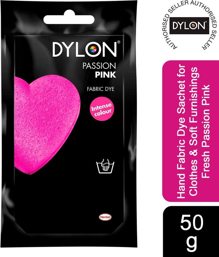 The Range | Dylon Dylon Hand Fabric Dye - Passion Pink Dylon Dylon Hand Fabric Dye - Passion Pink