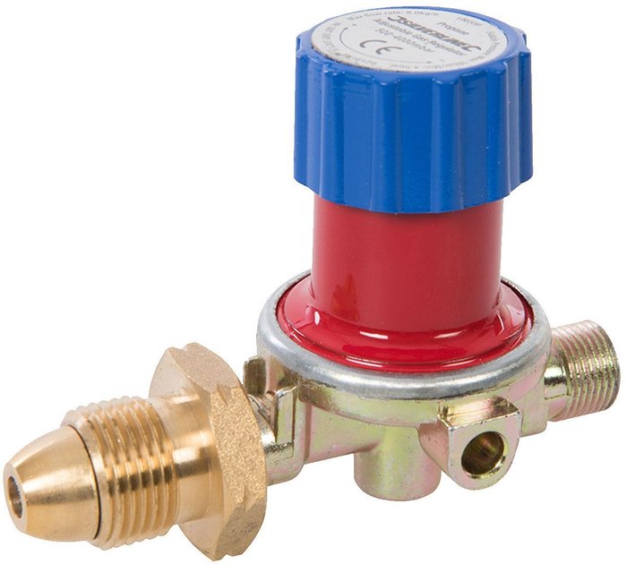 The Range | Silverline Silverline Propane Gas Regulator Adjustable 500 - 4000mbar - Propane Gas Regulator Silverline Silverline Propane Gas Regulator Adjustable 500 - 4000mbar - Propane Gas Regulator