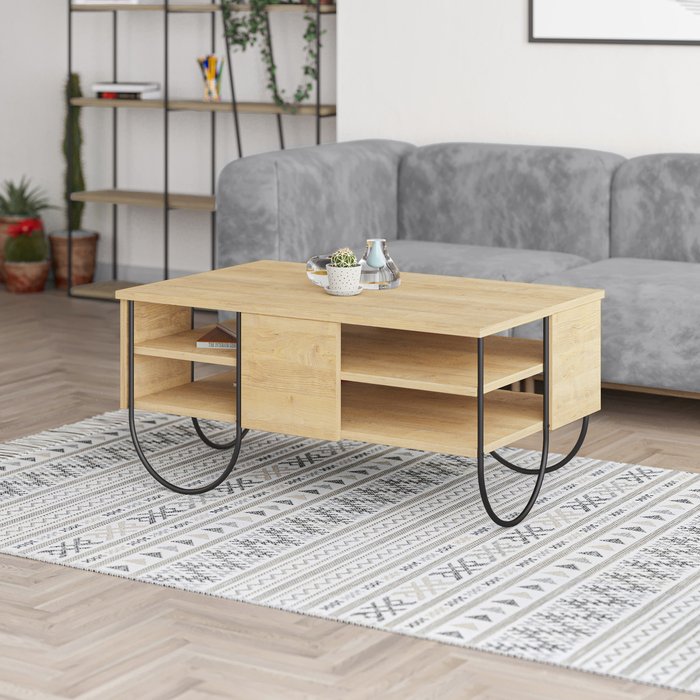 The Range | Decortie Norfolk Modern Coffee Table Multipurpose - Oak Decortie Norfolk Modern Coffee Table Multipurpose - Oak