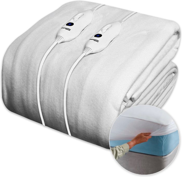 The Range | Dreamcatcher Electric Heated Blanket 3 Heat Control Settings - White / Single Dreamcatcher Electric Heated Blanket 3 Heat Control Settings - White / Single
