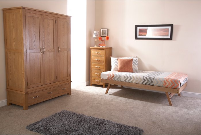 The Range | GFW Madrid Natural Wooden Trundle Natural GFW Madrid Natural Wooden Trundle Natural
