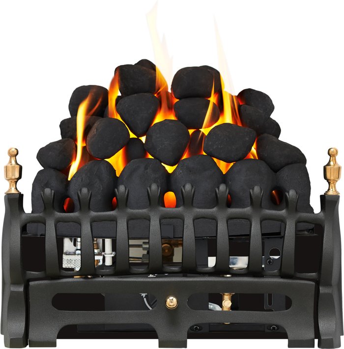 The Range | Focal Point Fires Focal Point Blenheim Tray Manual Gas Fire - Black Focal Point Fires Focal Point Blenheim Tray Manual Gas Fire - Black