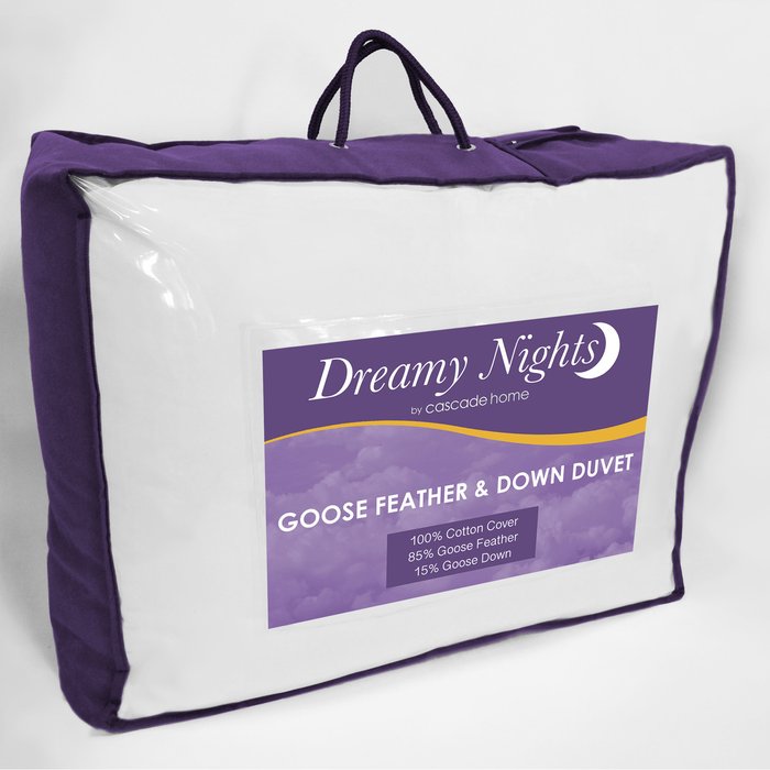The Range | Cascade Home 13.5 Tog Goose Feather and Down Duvet - White / Super King size Cascade Home 13.5 Tog Goose Feather and Down Duvet - White / Super King size
