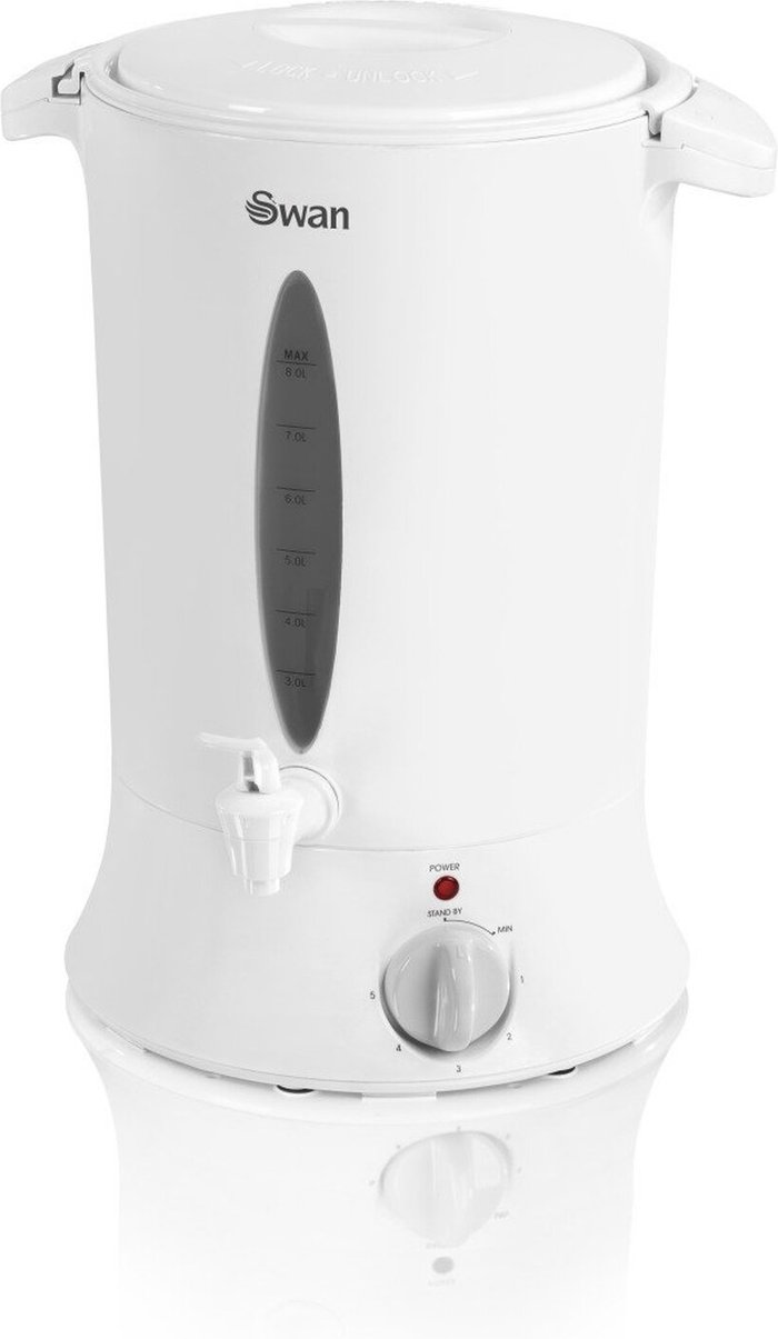 The Range | Swan Plastic Water Urn 8L - White Swan Plastic Water Urn 8L - White