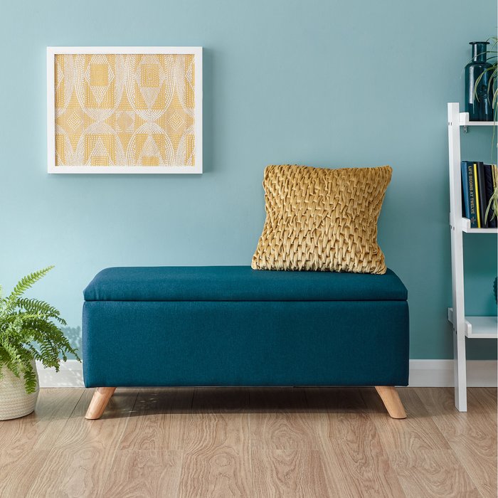 The Range | GFW Secreto Ottoman Storage Bench - Teal GFW Secreto Ottoman Storage Bench - Teal