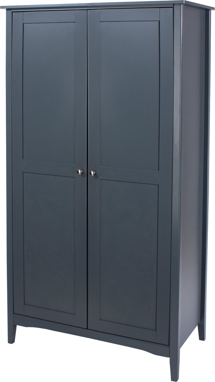 The Range | Core Products Core Products Como Midnight Blue 2 Door Wardrobe Blue Core Products Core Products Como Midnight Blue 2 Door Wardrobe Blue