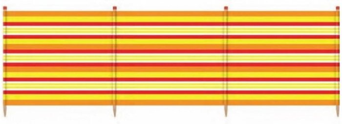 The Range | Yello 4 Pole Windbreak Camping Beach Windbreaker - WB017 Orange Stripe Yello 4 Pole Windbreak Camping Beach Windbreaker - WB017 Orange Stripe