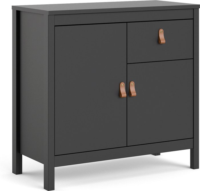 The Range | Furniture To Go Barcelona 2-Door 1-Drawer Sideboard - Black Furniture To Go Barcelona 2-Door 1-Drawer Sideboard - Black