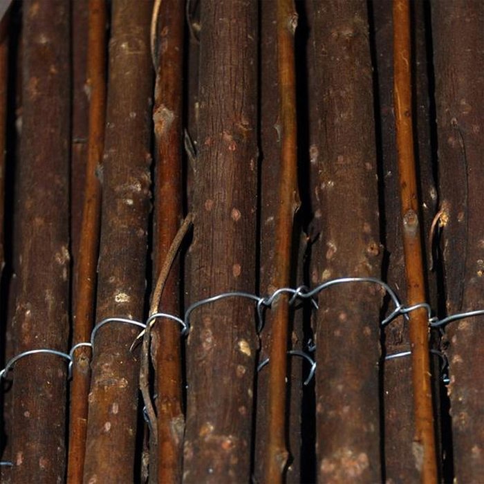 The Range | Samuel Alexander 1m High 3m Wide Willow Garden Screening Fencing - White Samuel Alexander 1m High 3m Wide Willow Garden Screening Fencing - White