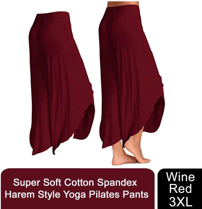 The Range | Flo Super Soft Modal Spandex Yoga Pants - Wine Red / 127cm Flo Super Soft Modal Spandex Yoga Pants - Wine Red / 127cm