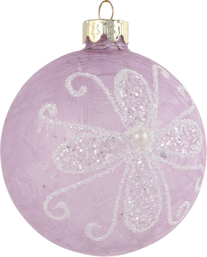 The Range | Opulent Charm Frosted Purple Pearl Bauble - Purple Opulent Charm Frosted Purple Pearl Bauble - Purple