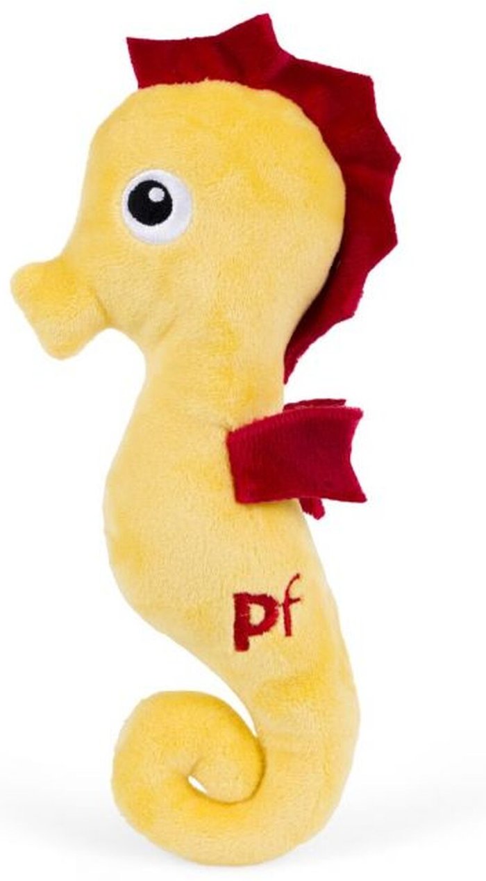 The Range | Petface Petface Planet Sid Seahorse Recycled Dog Toy - Yellow Petface Petface Planet Sid Seahorse Recycled Dog Toy - Yellow
