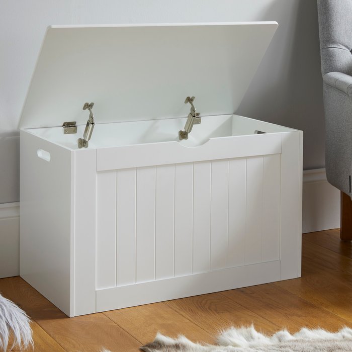 The Range | Dunelm White Shaker Style Blanket Box White Dunelm White Shaker Style Blanket Box White