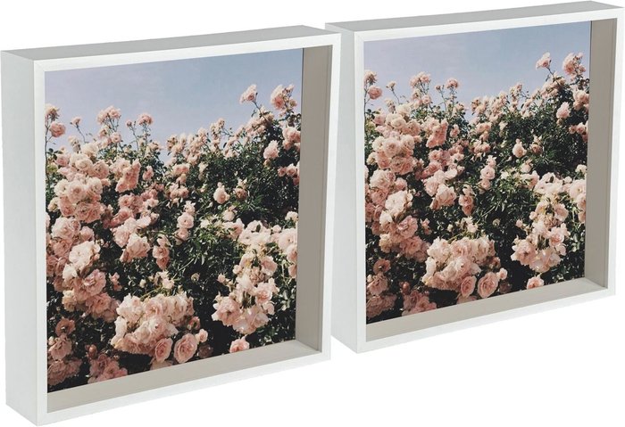 The Range | Nicola Spring 3D Deep Box Photo Frames - 12 x 12 Nicola Spring 3D Deep Box Photo Frames - 12 x 12