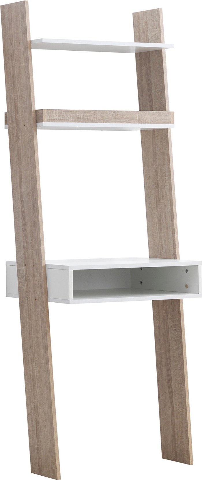 The Range | Timber Art Design UK Pulford Ladder Desk - White & Sonoma Oak Timber Art Design UK Pulford Ladder Desk - White & Sonoma Oak