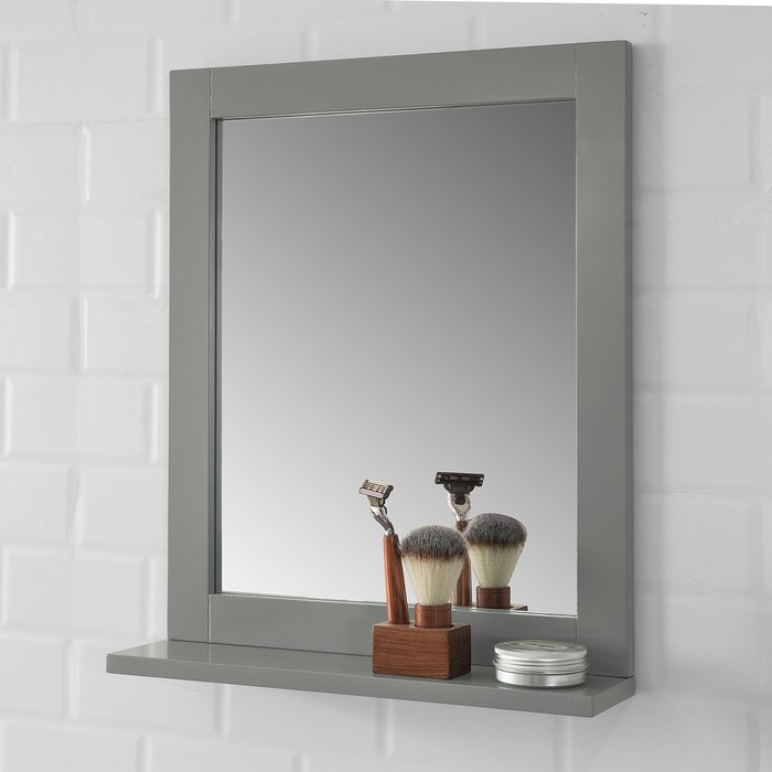 The Range | SoBuy SoBuy Grey Bathroom Wall Mirror - Grey SoBuy SoBuy Grey Bathroom Wall Mirror - Grey