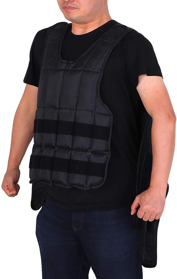 The Range | HOMCOM Adjustable Weight Vest - Black / 20kg HOMCOM Adjustable Weight Vest - Black / 20kg