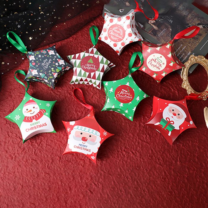 The Range | Gift Box Christmas Tree Decorations - Colourful / 16 Gift Box Christmas Tree Decorations - Colourful / 16