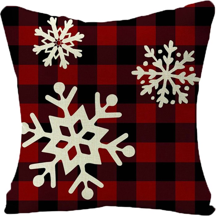 The Range | Red and White Christmas Cushion Covers - Red / Snowflake Red and White Christmas Cushion Covers - Red / Snowflake