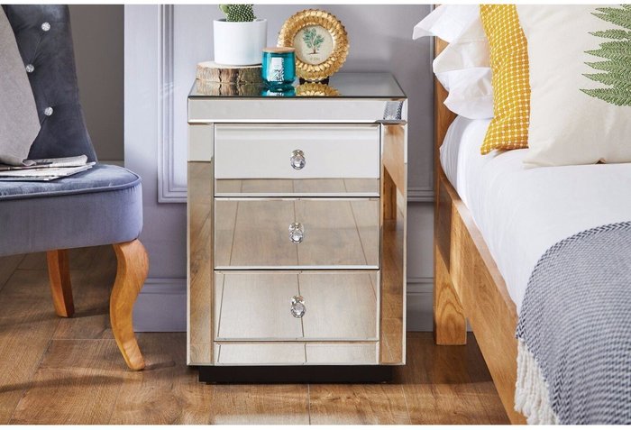 The Range | Furniture Box Furniture Box Italian Mirrored Bedside Table Furniture Box Furniture Box Italian Mirrored Bedside Table