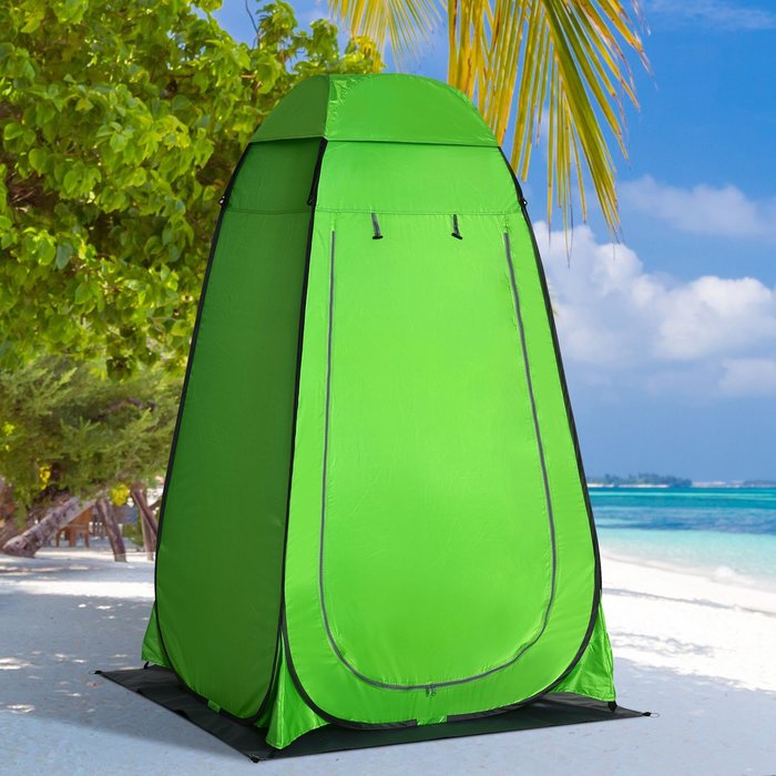 The Range | Outsunny Pop Up Camping Shower Tent Privacy Toilet - Green Outsunny Pop Up Camping Shower Tent Privacy Toilet - Green