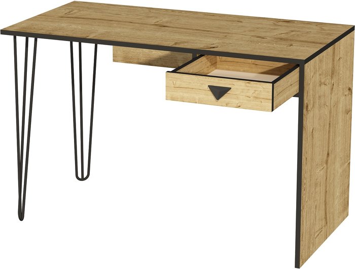 The Range | Destina Home Emily Computer Desk with Drawer - Sapphire Oak - Black Destina Home Emily Computer Desk with Drawer - Sapphire Oak - Black