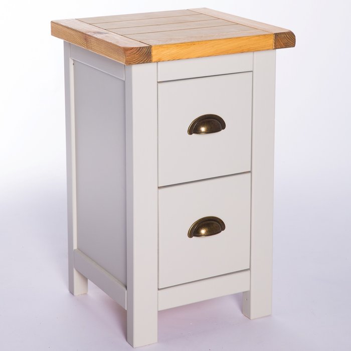 The Range | Cabinet Bits Argenta 2 Drawer Petite Bedside Cabinet - Grey / Brass Cup Cabinet Bits Argenta 2 Drawer Petite Bedside Cabinet - Grey / Brass Cup