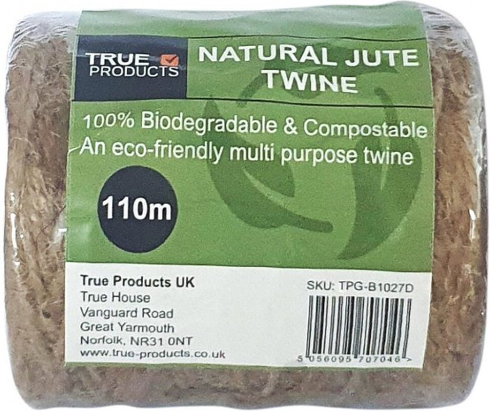The Range | True Products Natural Jute Twine Garden String - Brown True Products Natural Jute Twine Garden String - Brown
