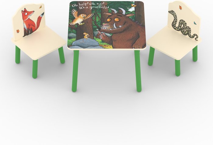 The Range | Kidsaw Ltd Gruffalo Childrens Table and Chairs Set - Multi Kidsaw Ltd Gruffalo Childrens Table and Chairs Set - Multi