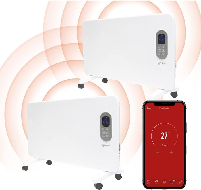 The Range | Igenix IGENIX IG9515WIFI Portable Smart Panel Heater - White Igenix IGENIX IG9515WIFI Portable Smart Panel Heater - White