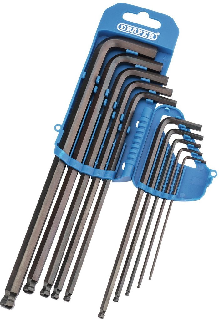The Range | Draper Draper 10 Piece Extra Long Ball End Allen Key Set Metric Draper Draper 10 Piece Extra Long Ball End Allen Key Set Metric