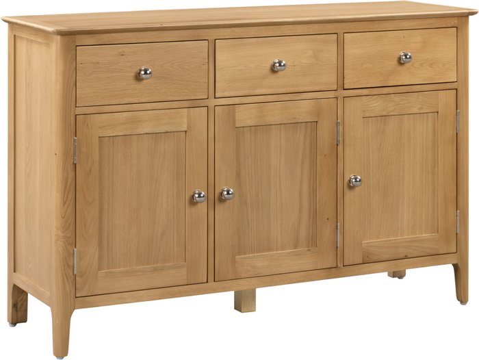 The Range | Julian Bowen Kingham Sideboard - Oak Julian Bowen Kingham Sideboard - Oak
