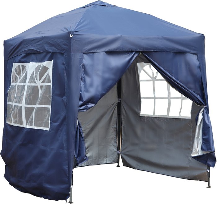 The Range | Birchtree Birchtree Waterproof Pop Up Gazebo 2X2M - Blue Birchtree Birchtree Waterproof Pop Up Gazebo 2X2M - Blue