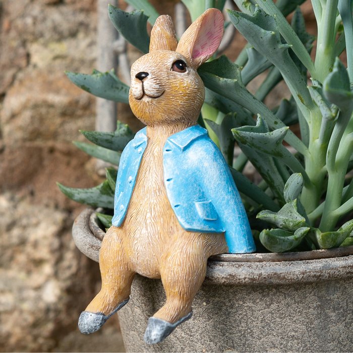 The Range | Pot Buddies Beatrix Potter Peter Rabbit Sitting Plant Pot Hanger - Multicolour Pot Buddies Beatrix Potter Peter Rabbit Sitting Plant Pot Hanger - Multicolour