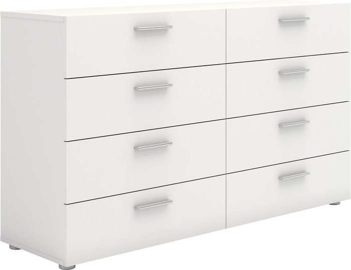 The Range | Furniture To Go Pepe Wide Chest of 8 Drawers - White Furniture To Go Pepe Wide Chest of 8 Drawers - White