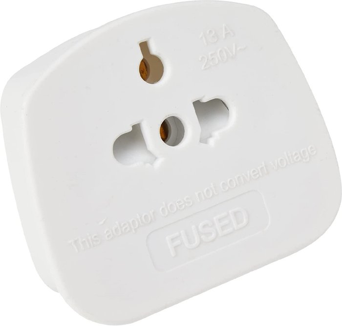 The Range | ShaniTech UK Visitor Travel Plug Adaptor Worldwide Adapter - White ShaniTech UK Visitor Travel Plug Adaptor Worldwide Adapter - White