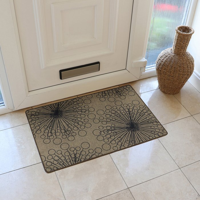 The Range | JVL Jvl Elegance Door Mat 50 X 75 Cm, Dandelion Clock JVL Jvl Elegance Door Mat 50 X 75 Cm, Dandelion Clock