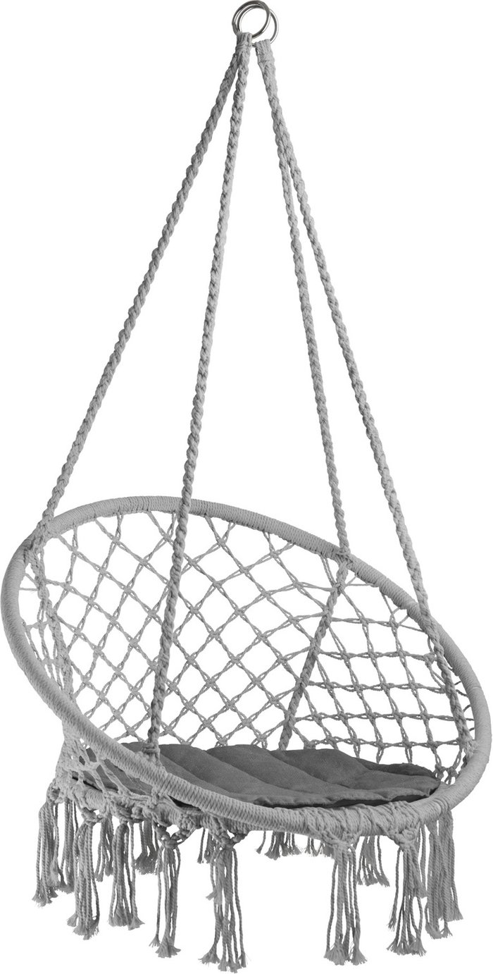 The Range | TECTAKE Tectake Hanging Chair Jane Grey TECTAKE Tectake Hanging Chair Jane Grey