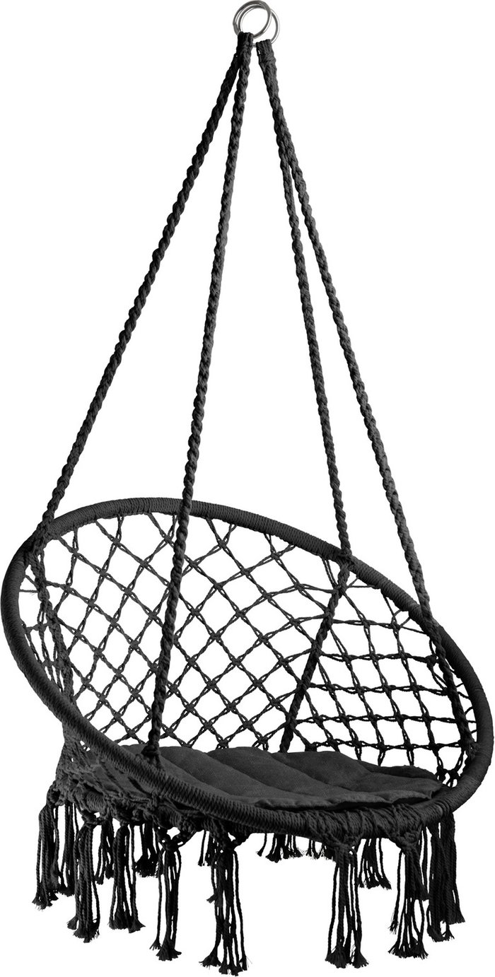 The Range | TECTAKE Tectake Hanging Chair Jane Black TECTAKE Tectake Hanging Chair Jane Black